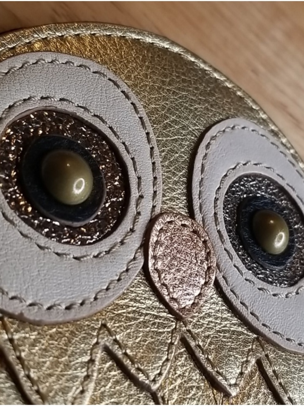 FOSSIL SL 4431 Owl Metallic Studded Coin Pouch August 2013